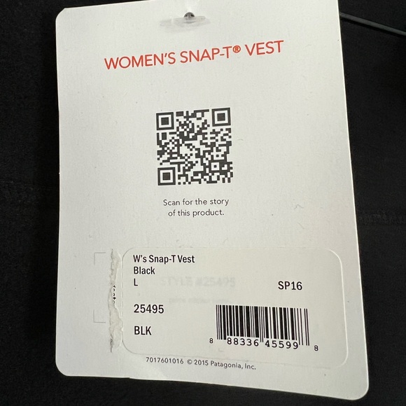 Patagonia Synchilla Snap-T Black Fleece Vest Size L - Picture 4 of 9